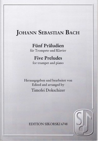 5 Präludien Bach Trompete Orgel